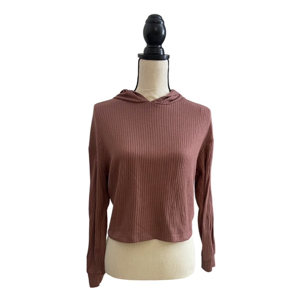 Ribbed hoodie